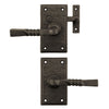 Textured Bronze Case Latch Set