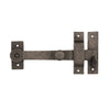 Textured Bronze Drop Bar with Knob - 7-1/2"