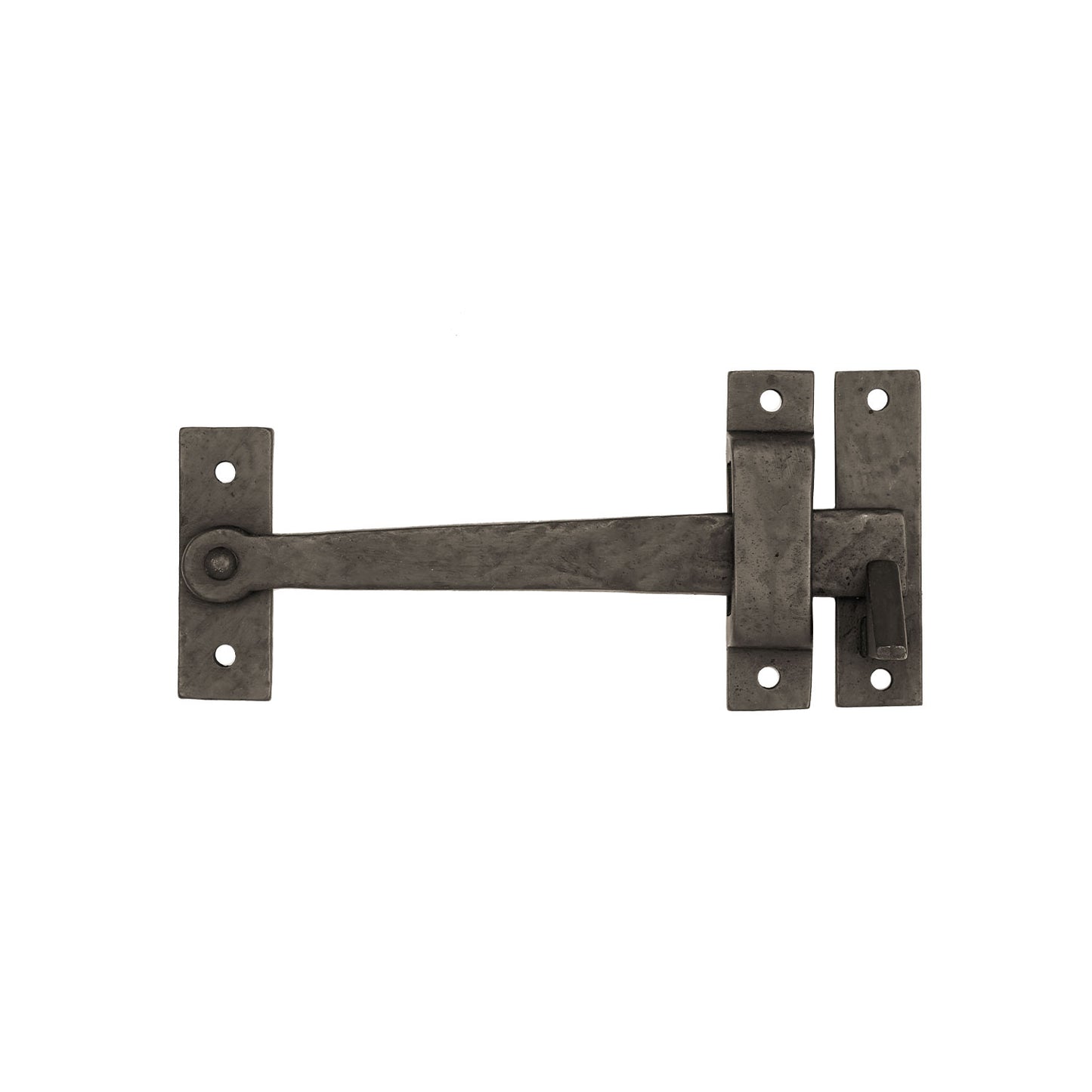 Textured Bronze Drop Bar without Knob - 6-1/2"