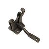 Textured Bronze Standard Gate Latch - Straight Catch - Deadbolt Hole
