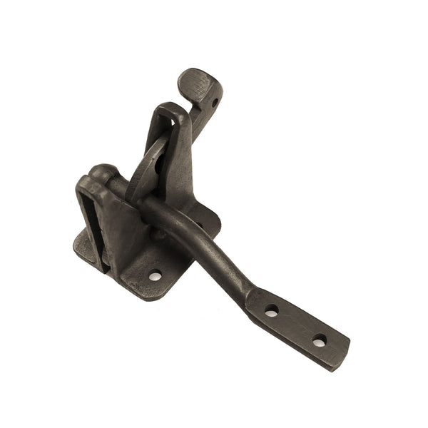 Textured Bronze Standard Gate Latch - Straight Catch - Deadbolt Hole