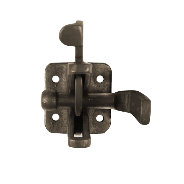 Textured Bronze Standard Gate Latch - Offset Catch