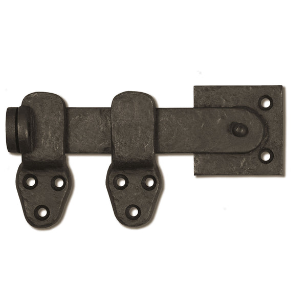 Textured Bronze Lockable Bar Latch - Reversible