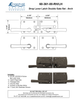 Textured Bronze Drop Lever Latch Double Gate Set - Arch