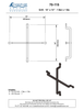 Textured Bronze Grill - 14" x 14" - 1 Bar x 1 Bar