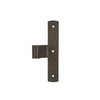 Textured Bronze 6" Shutter T-Hinge Strap Only - 2-1/4" Offset