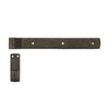 Textured Bronze 10" Shutter Strap with Pintle - 3/4" Offset