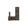 Textured Bronze Shutter Jamb Pintle Only - 1-1/4" Offset