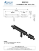 Textured Bronze Lockable Barrel Bolt - Heavy Duty