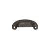 Textured Bronze Bin Pull - 3-3/8" C2C
