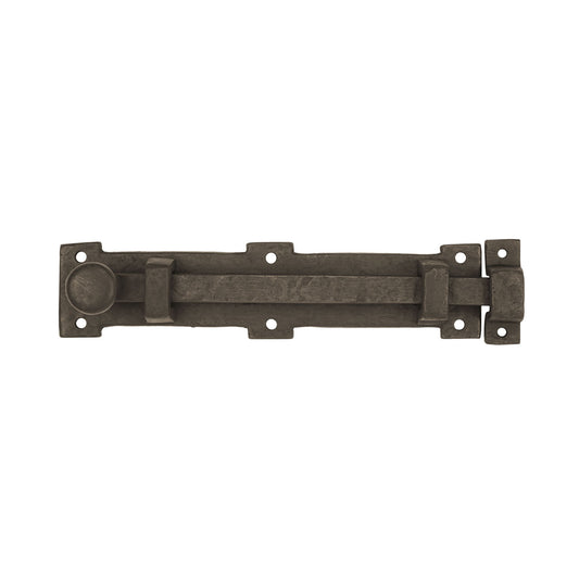 Textured Bronze Slide Bolt - 8" L - 1" Throw
