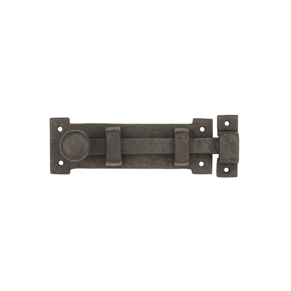 Textured Bronze Slide Bolt - 5" L - 1" Throw