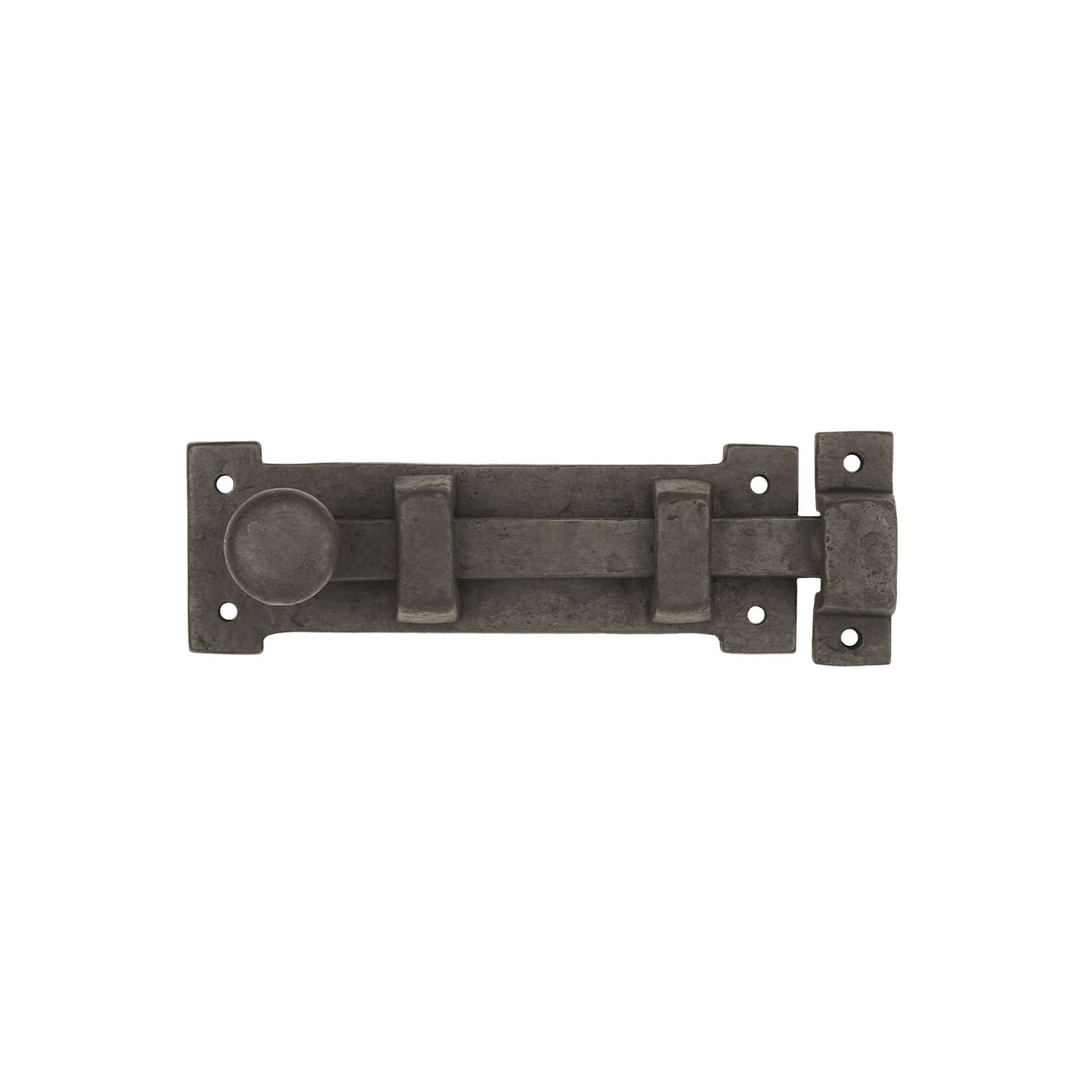 Textured Bronze Slide Bolt - 5" L - 1" Throw