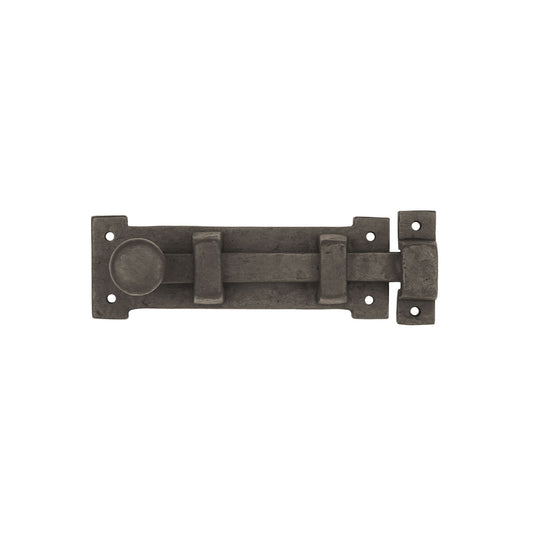 Textured Bronze Slide Bolt - 5" L - 1" Throw
