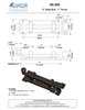 Textured Bronze Slide Bolt - 4" L - 3/4" Throw