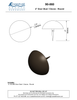 Textured Bronze Door Stud / Clavos - 2" - Round
