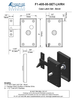 Bronze Case Latch Set - Bevel