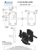 Bronze Case Latch Set - Arch