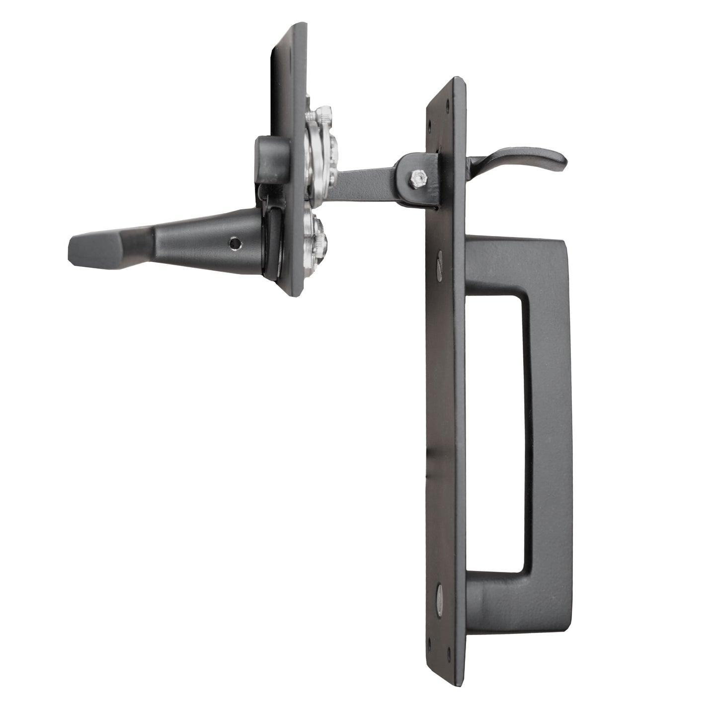 Horizontal Lever Latch on Plate - Thumb Latch Operated