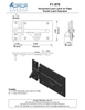 Horizontal Lever Latch on Plate - Thumb Latch Operated