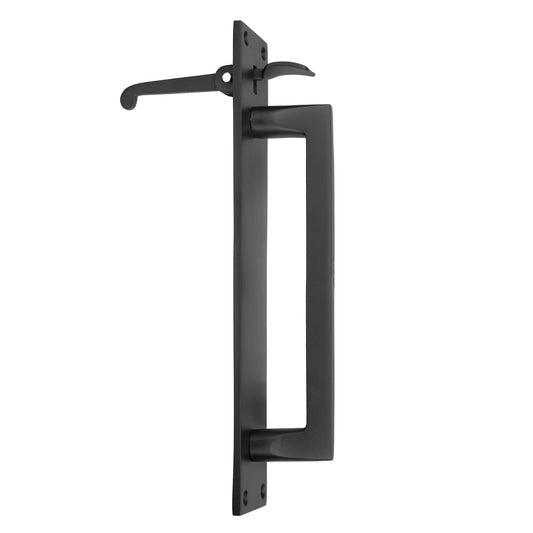 Bronze 12" Rectangular Plate Thumb Latch