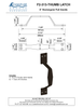 Bronze 8" Rectangular Pull Handle
