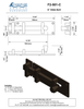 Bronze 6" Slide Bolt