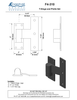 Bronze T-Hinge Set