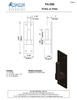 Bronze 17" Active Band Hinge Set