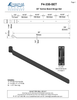 Bronze 30" Active Band Hinge Set