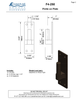 Bronze 30" Active Band Hinge Set