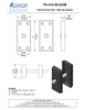 Bronze Case Dummy Set - Narrow Square