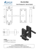 Bronze Case Passage Set - Narrow Square