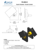 Bronze Square Deadbolt - Double Cylinder