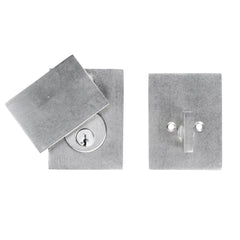 Bronze Square Deadbolt - Single Cylinder - With T-Turn