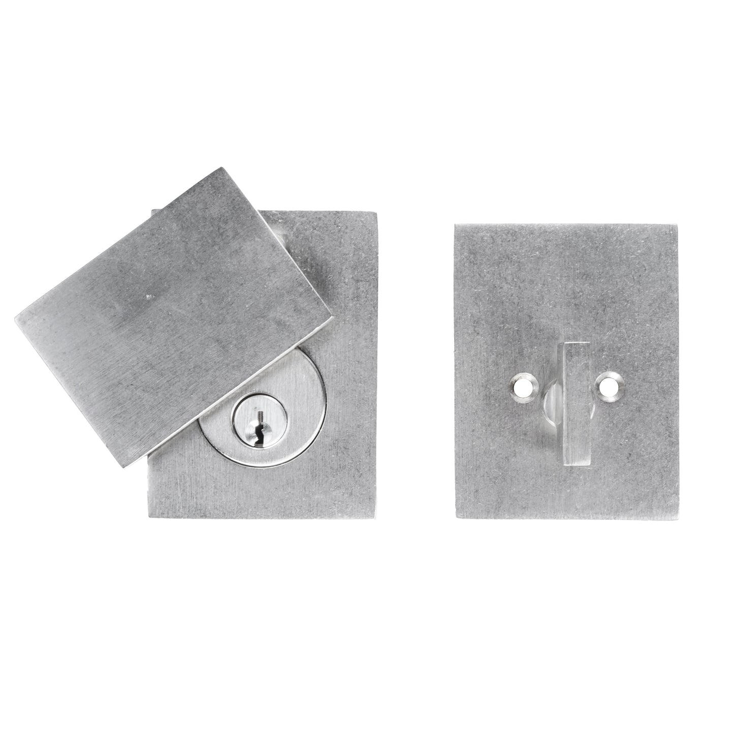 Bronze Square Deadbolt - Single Cylinder - With T-Turn