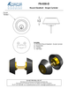 Bronze Round Deadbolt - Double Cylinder
