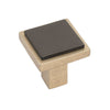 Bronze 1-1/4" - Edge - Contemporary Square Knob