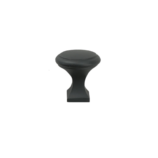 Bronze 1-1/4" Bevel Square Base Cabinet Knob