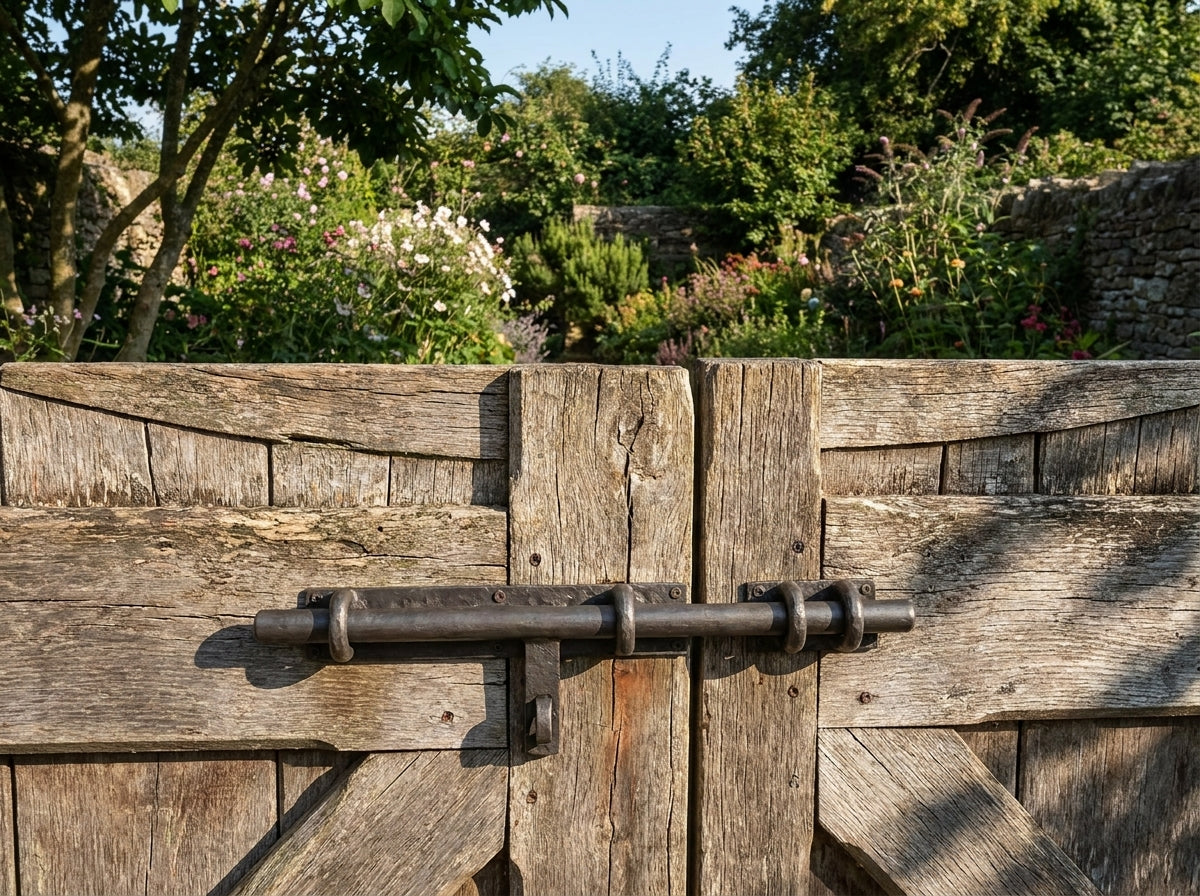 Textured Bronze Lockable Barrel Bolt - Heavy Duty