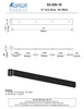 Brass 14" Arch Strap - No Offset