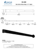 Brass 14" Bean Strap - 0" Offset