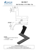 Brass New York Strap - 2-1/4" Offset - Paired Set