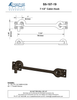 Brass 7-1/2" Cabin Hook