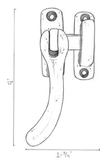 Brass Window Latch