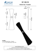 Brass Shutter Dog - Propeller