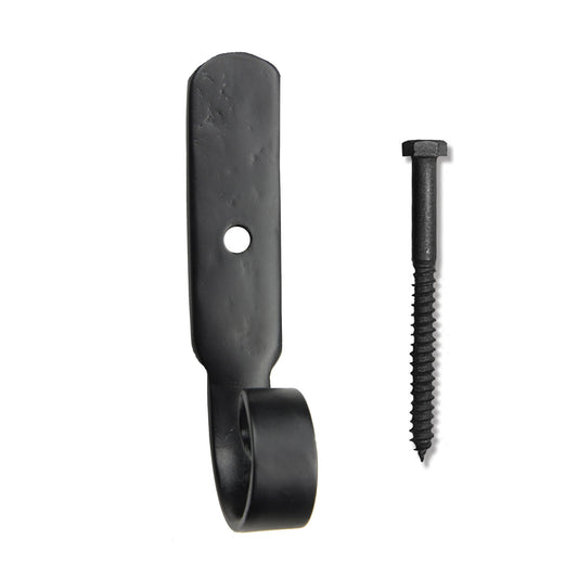 Brass Shutter Dog - Rat Tail