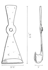 Brass Shutter Dog - Georgian