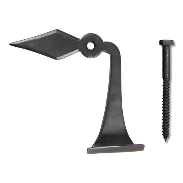 Brass Shutter Dog - Diamond Side (Left or Right)