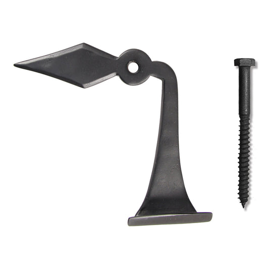 Brass Shutter Dog - Diamond Side (Left or Right)